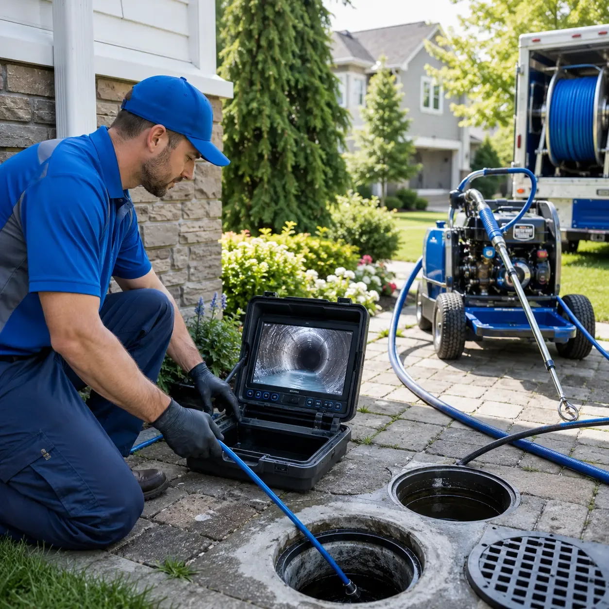 Outdoor drain cleaning professionals serving Ringle, WI