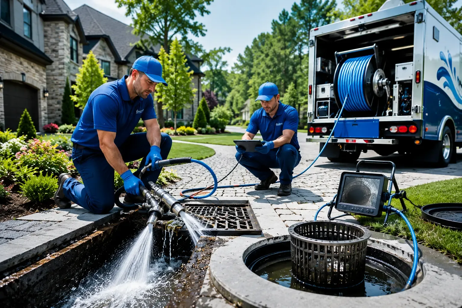 Local outdoor drain cleaning professionals in Ringle, WI