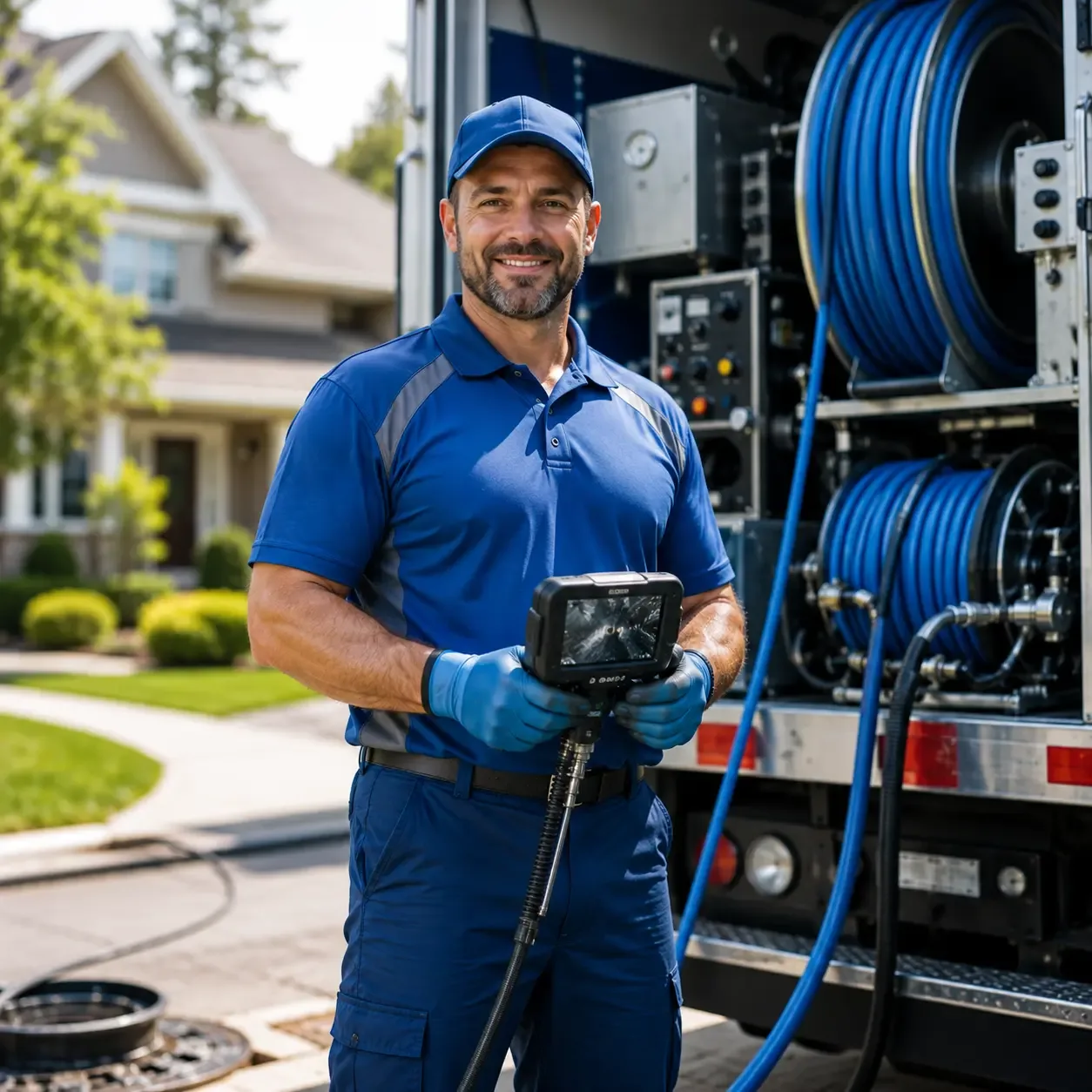 Local outdoor drain cleaning specialists in Ringle, WI